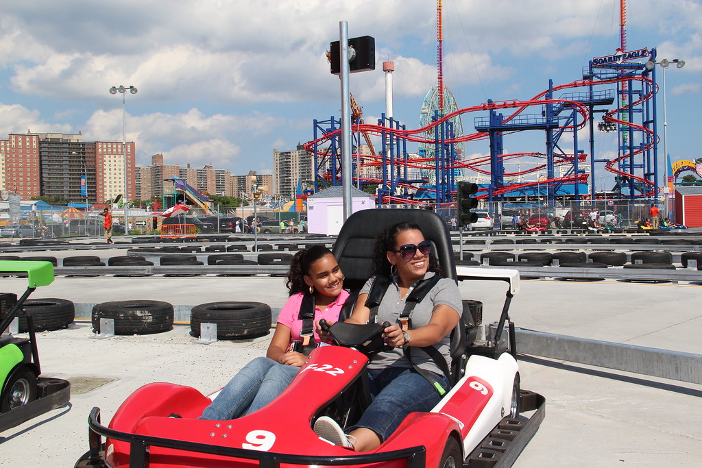 Go-Karts at the Coney Island Raceway