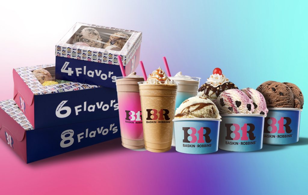 Baskin Robbins icecream variation