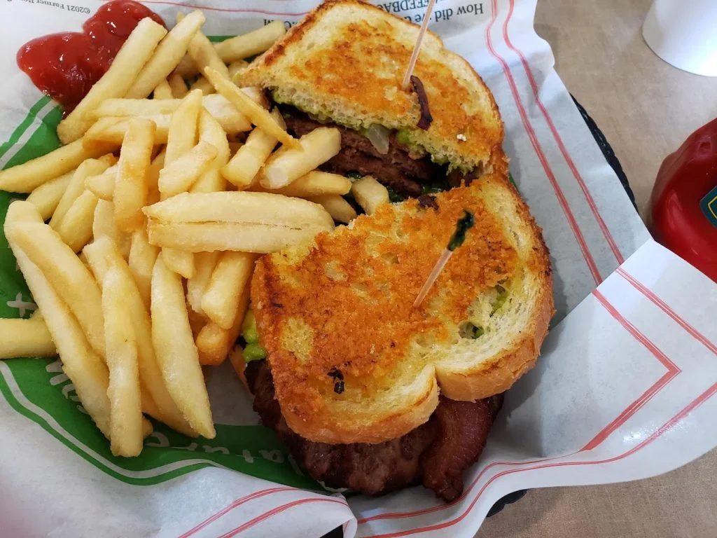 Farmer Boys sandwich and fries