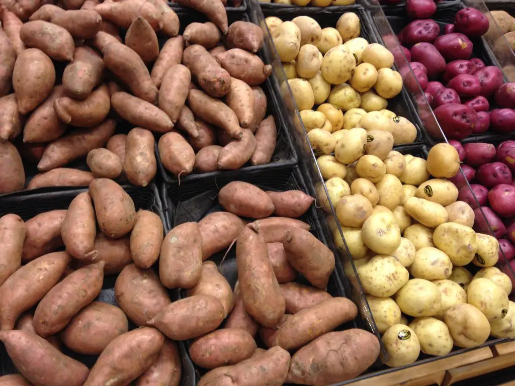 variety of potatoes