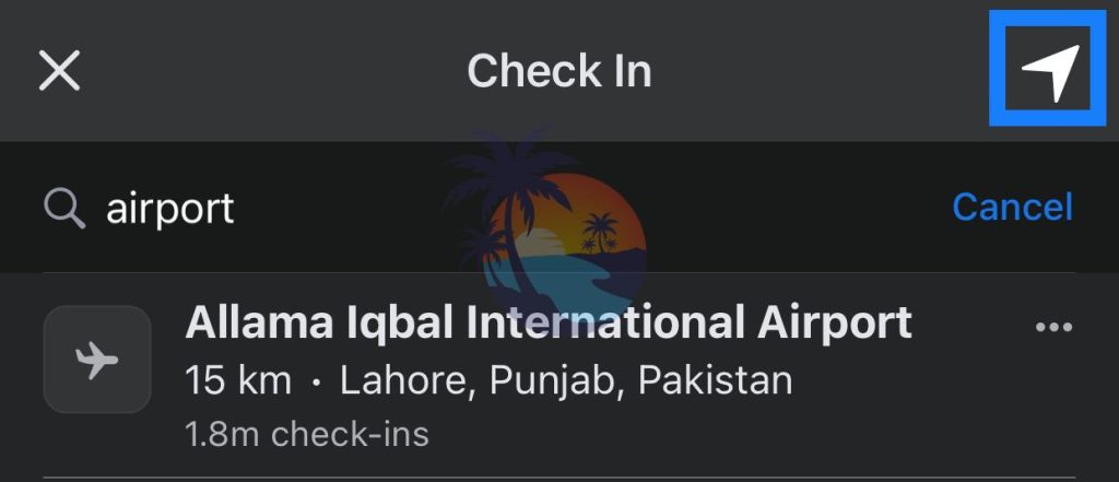 check in option