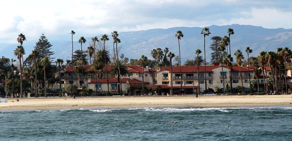 The West Beach santa barbara coastline