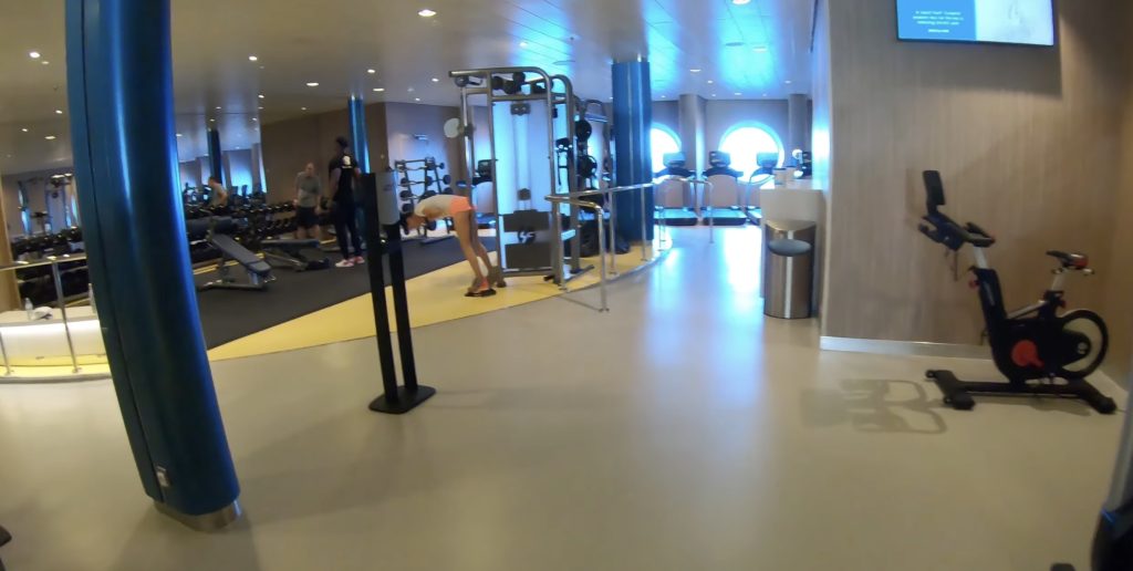 Fitness Center and Spa at symphony of the seas