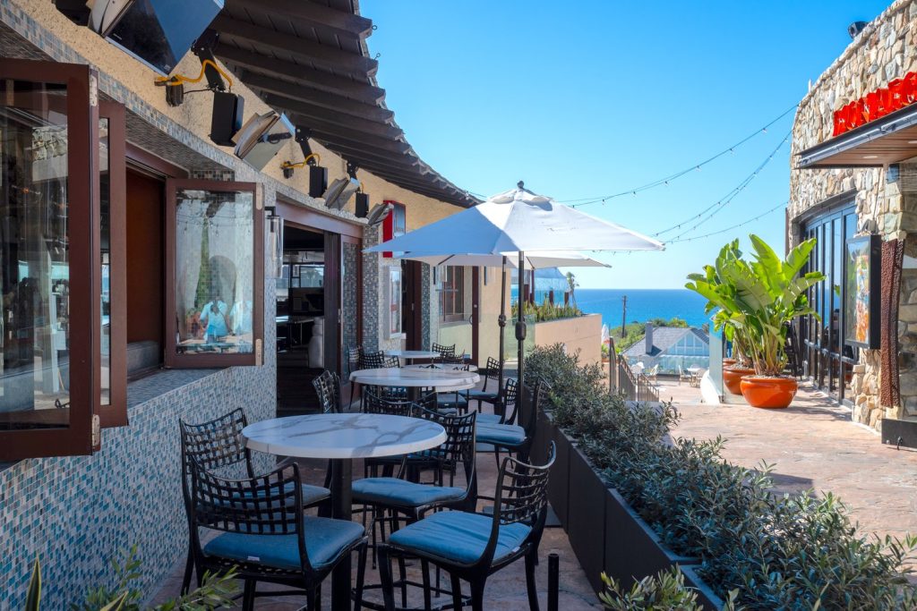 Pacifica Del Mar sitting with beach view