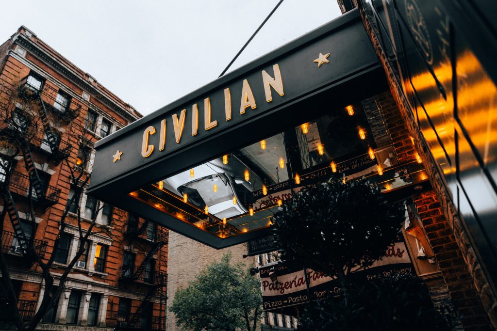 Exterior of Civilian Hotel in New York City
