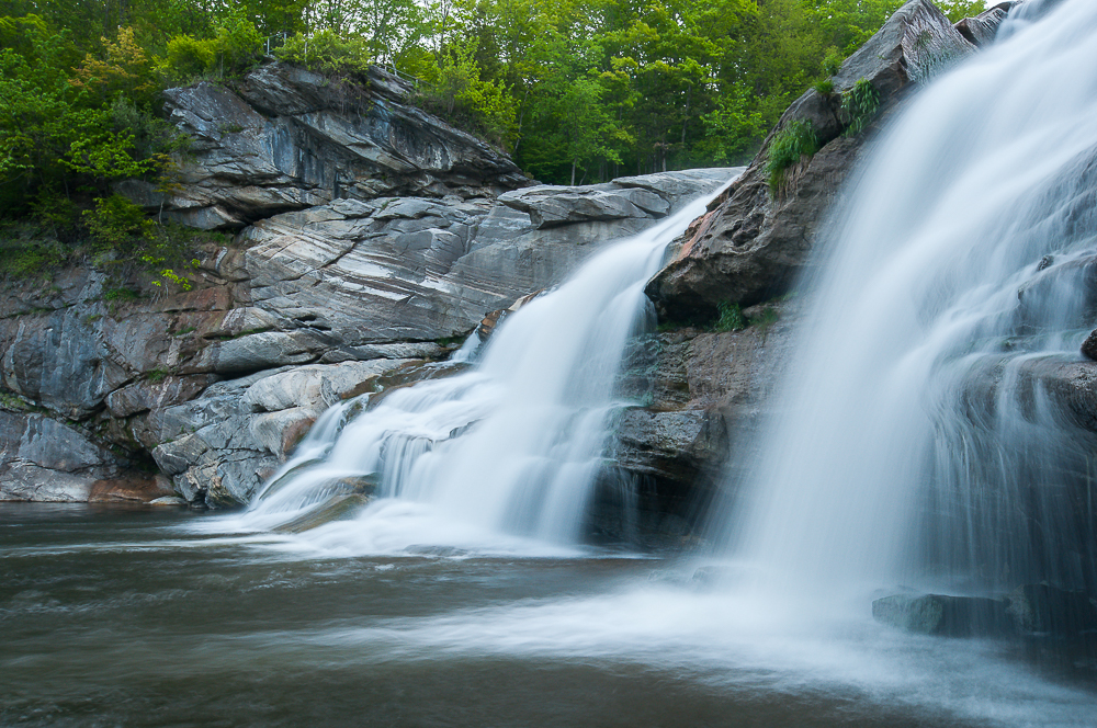 Great Falls in Canaan, Connecticut, USA. 