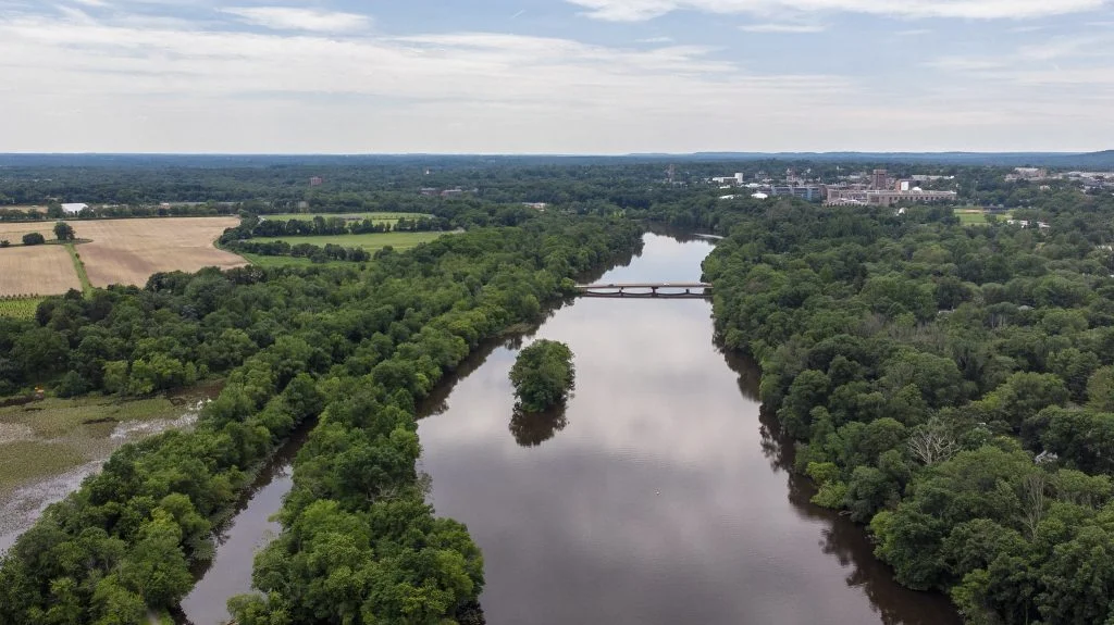 Lake Carnegie from above