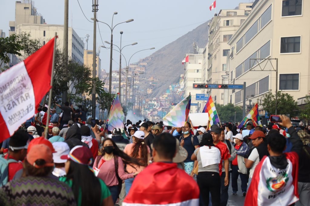 peru protests people protesting