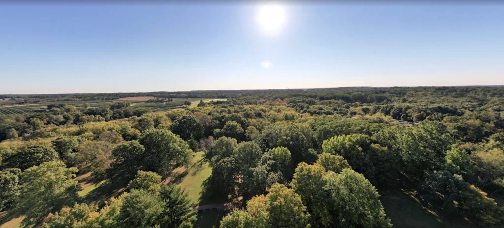 Battlefield State Park view from above