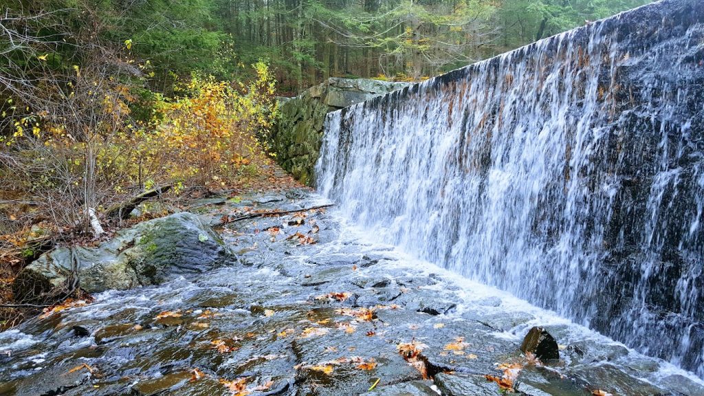 burr pond state park waterfall