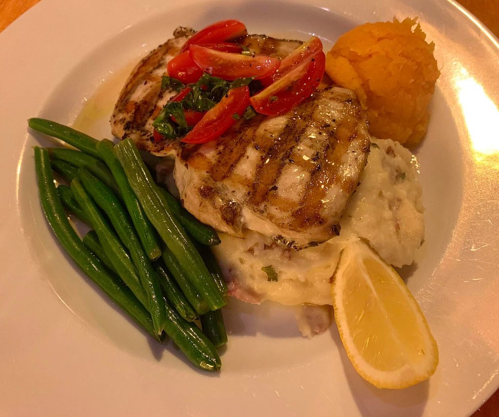 steak with sides at Napi’s Restaurant in new hope