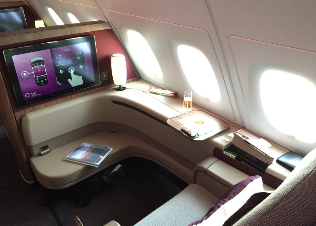 qatar a380 first class