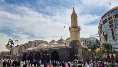 Ghamamah Mosque in Madinah, Saudi Arabia, founded in early 8th century (1)