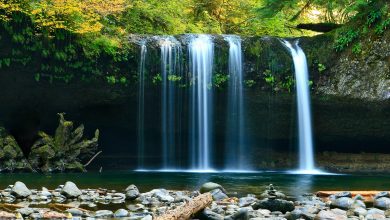 waterfall peaceful no people