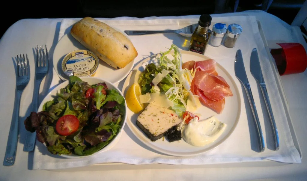 Food at Economy Class air france