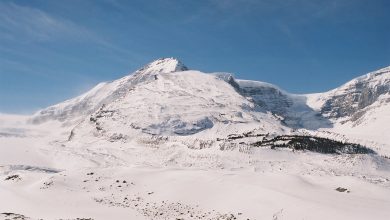 icy mountain