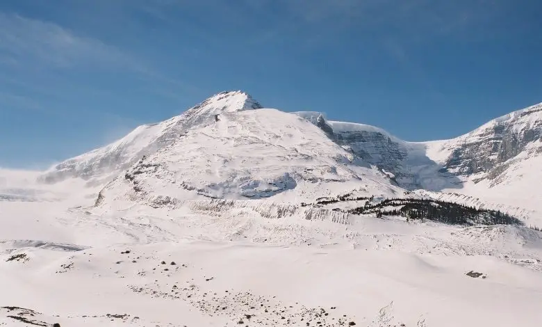 icy mountain