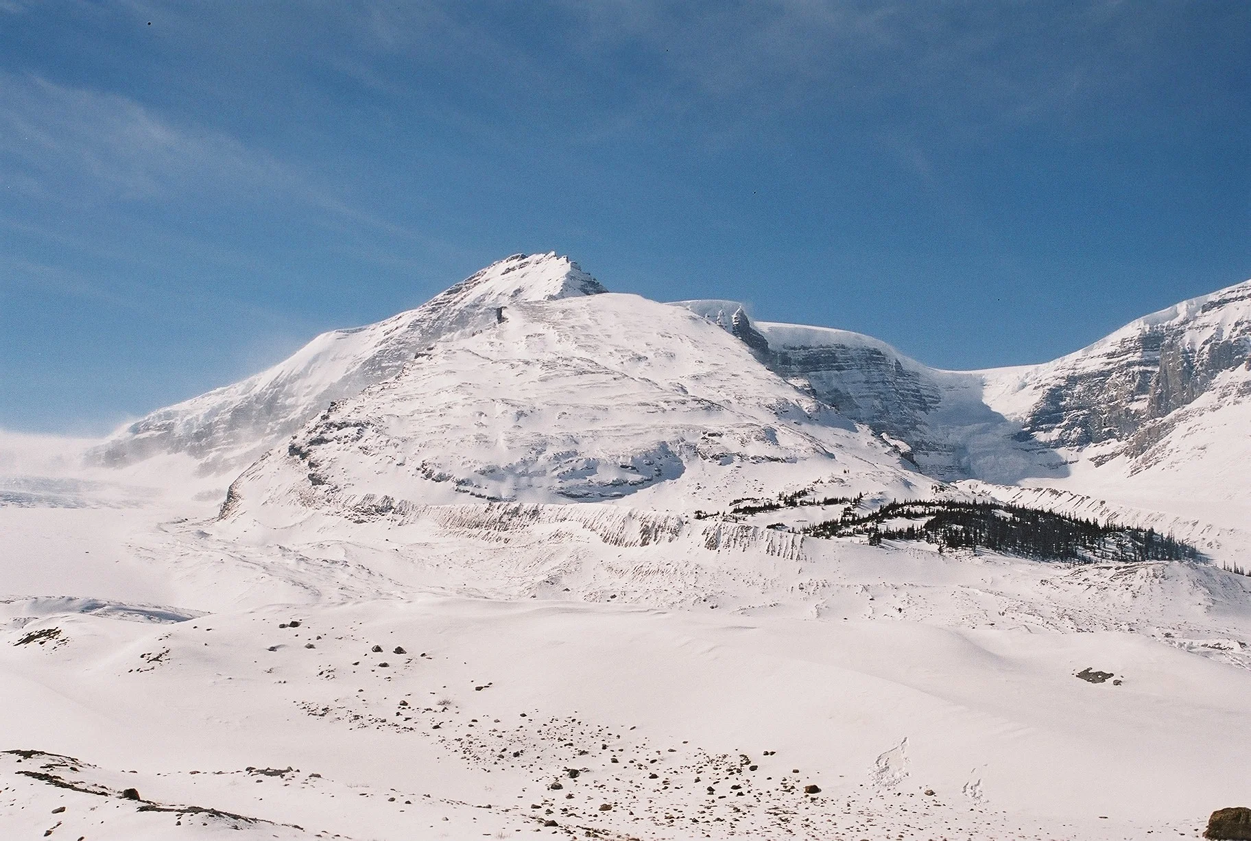 icy mountain