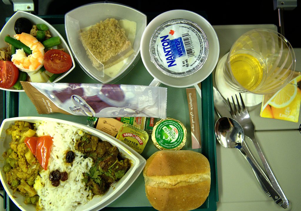 emirates Food at Economy Class