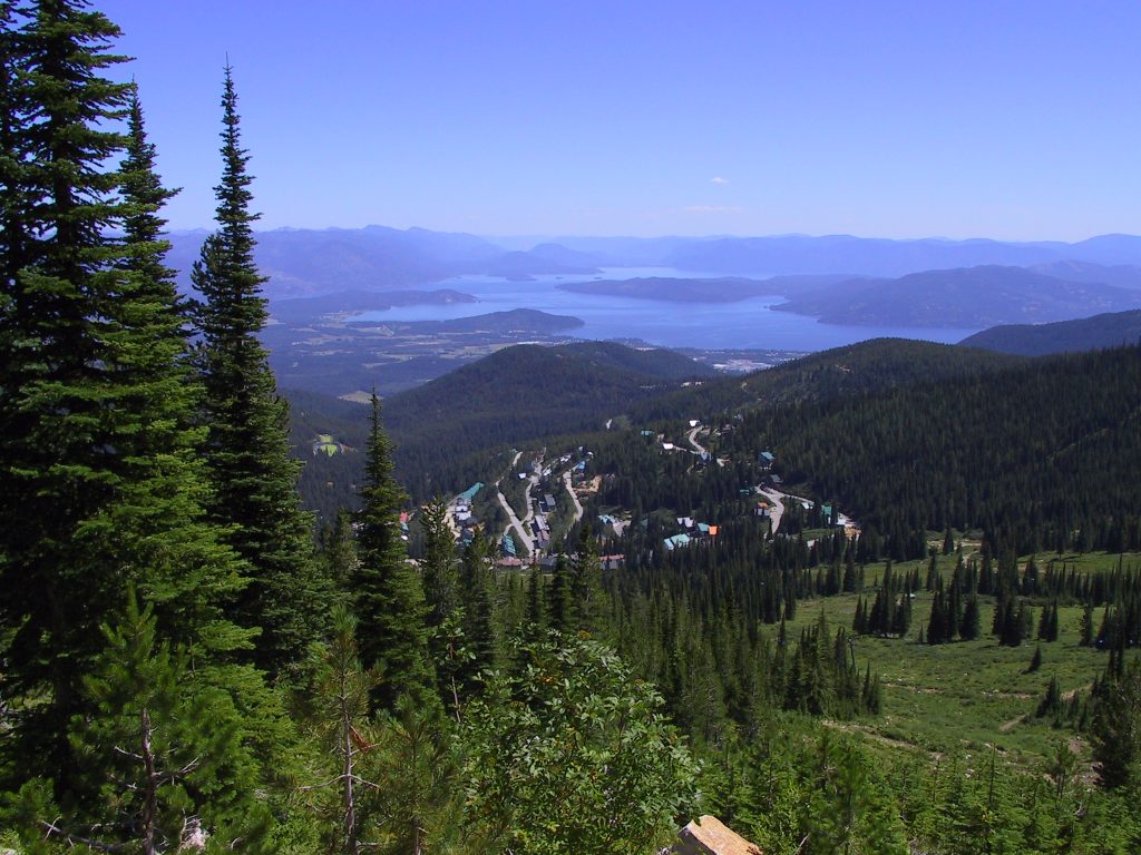 Sandpoint idaho blue