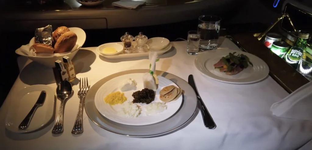 Emirates Food on Boeing 777