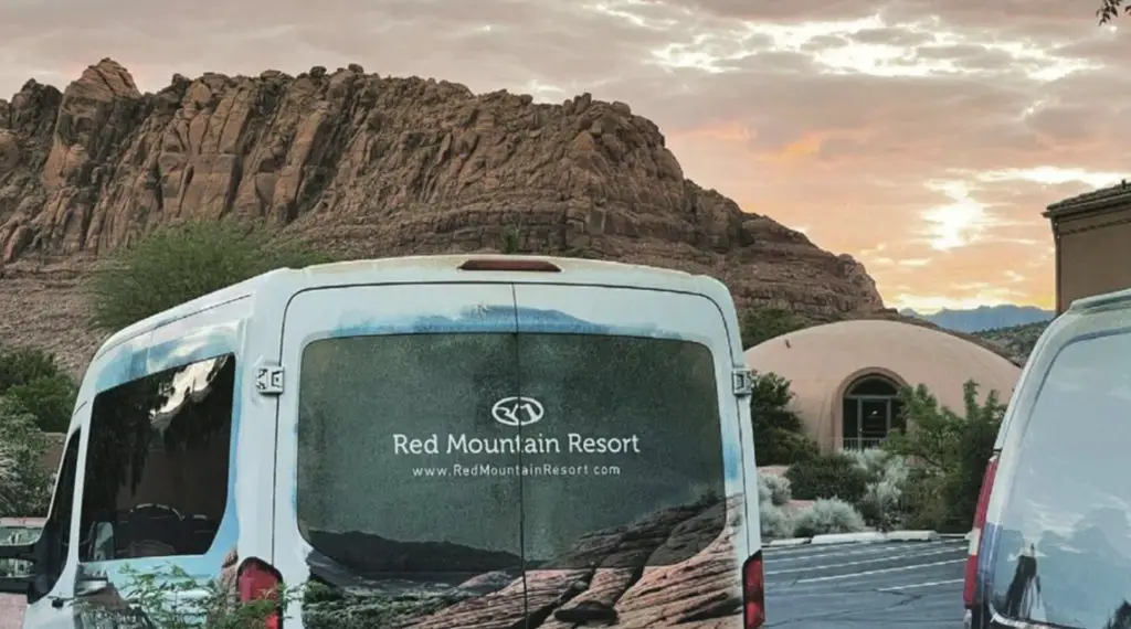 Red Mountain Resort bus