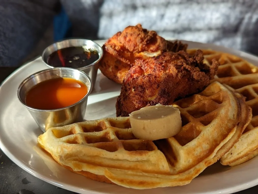 walters brooklyn brunch waffle chicken