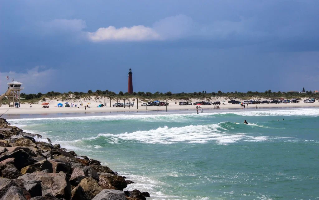 Summer Fun in the sun at Ponce Inlet Park in Florida.