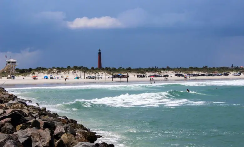 Summer Fun in the sun at Ponce Inlet Park in Florida.