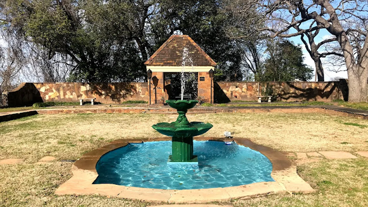 Water fountain in a park