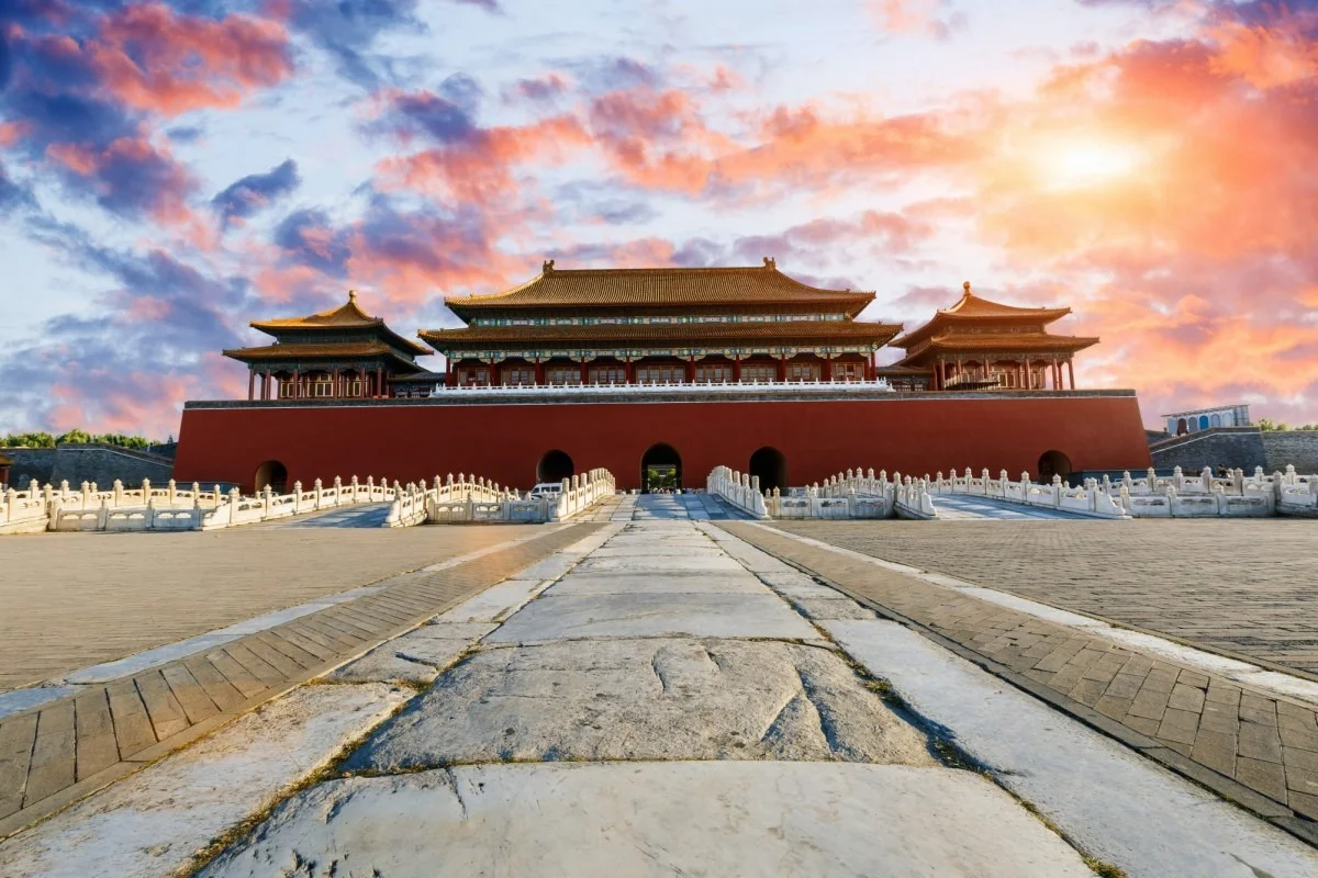 china pretty sunset