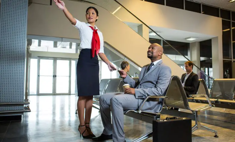 Businessman at the airport