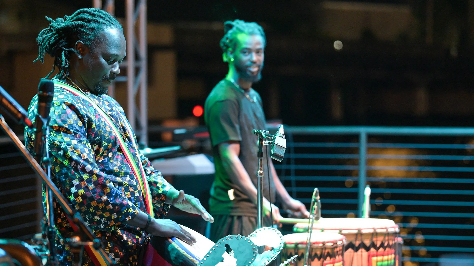 Musicians performing at the Straz Center