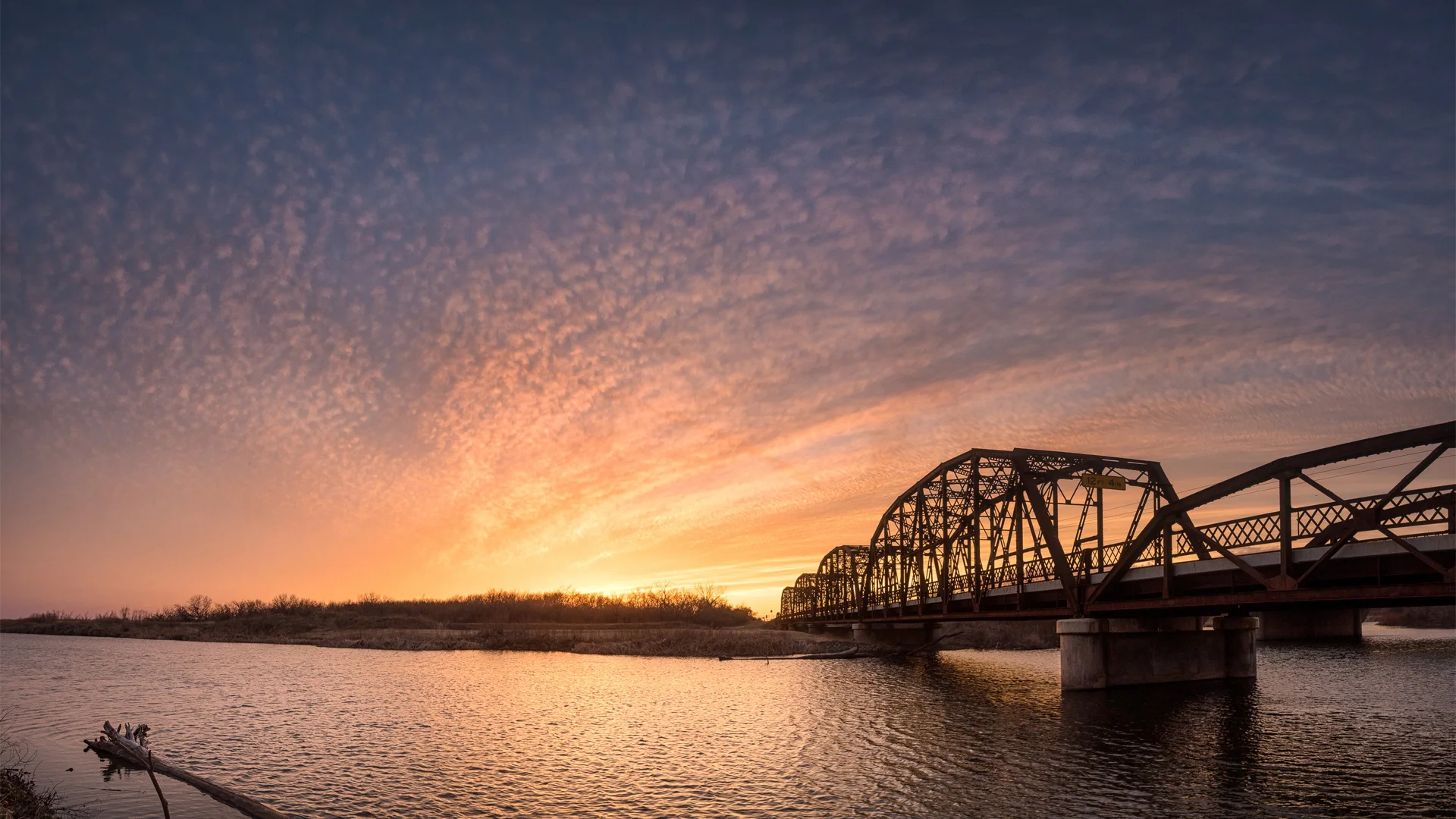 Bridge over Lake Overholser