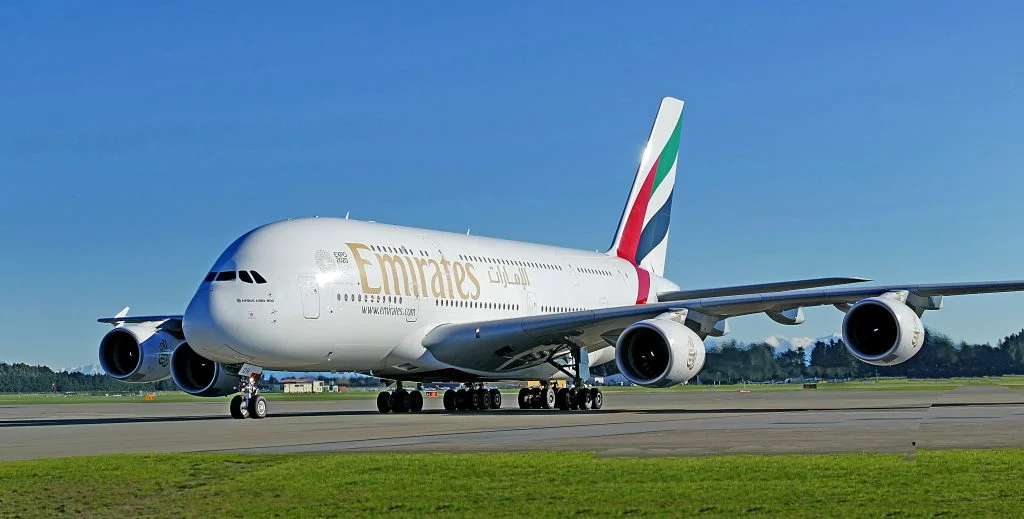 Emirates A380 image