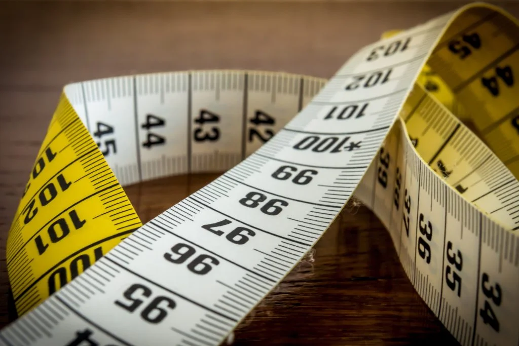 plastic tape measue