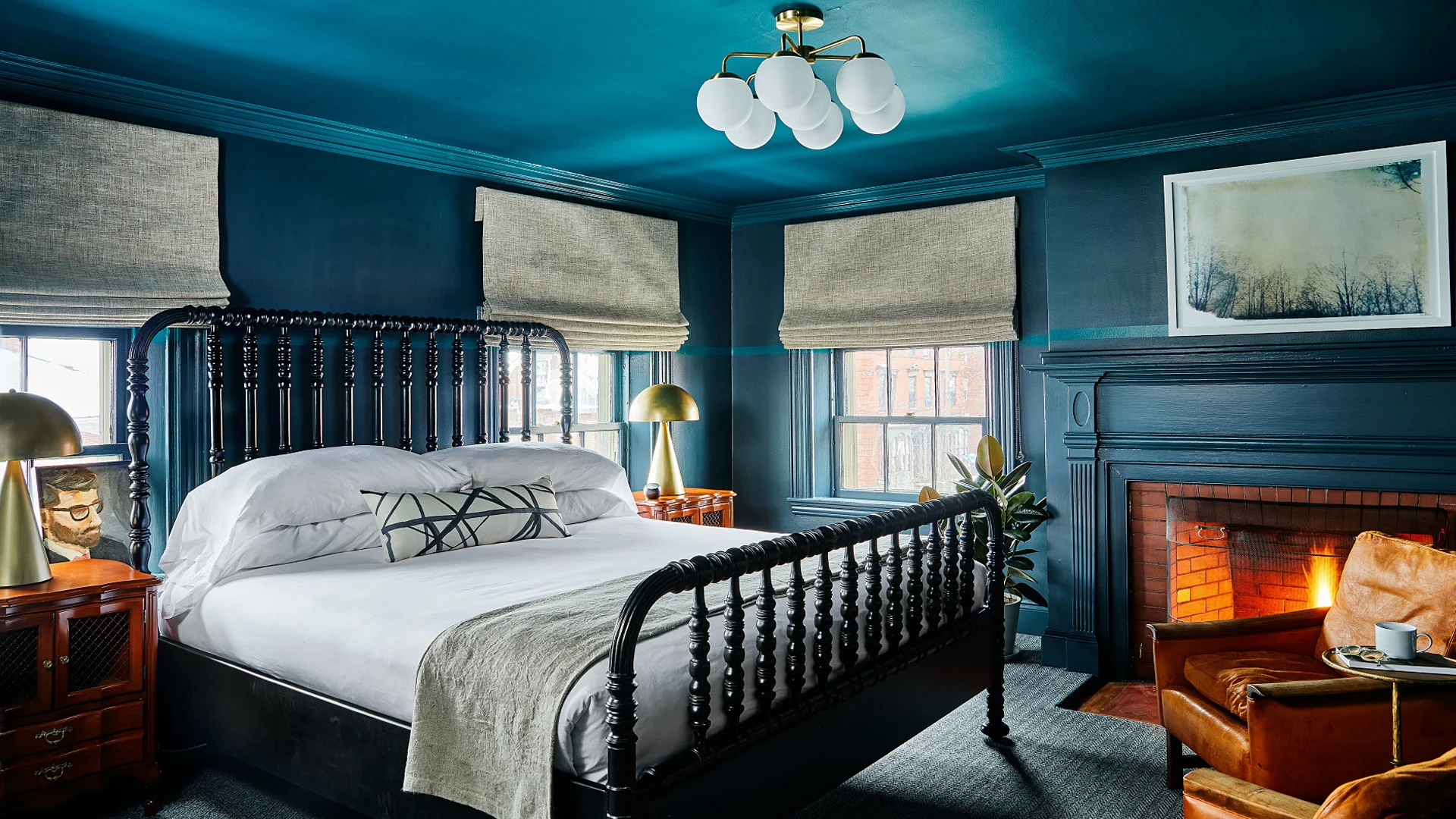 Bedroom of Blind Tiger Portland