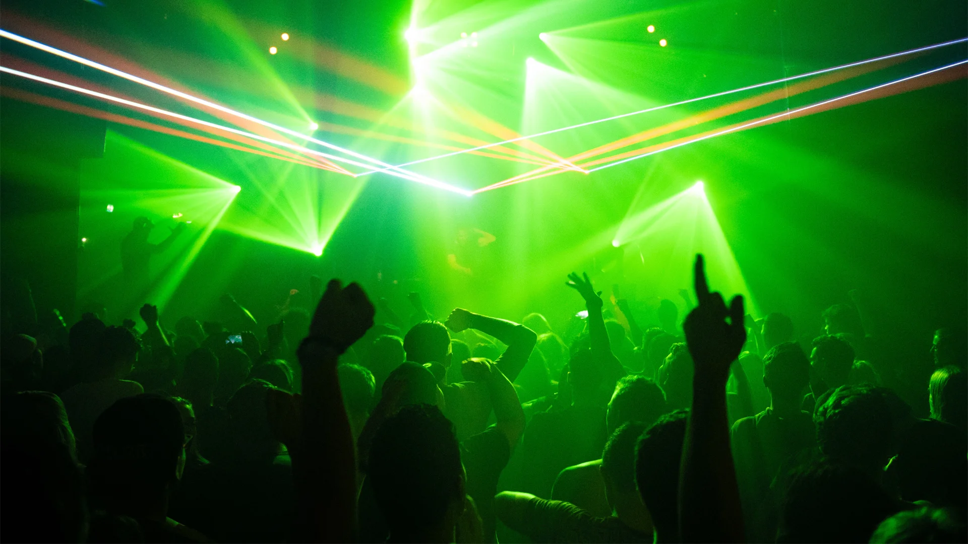 People dancing in a club