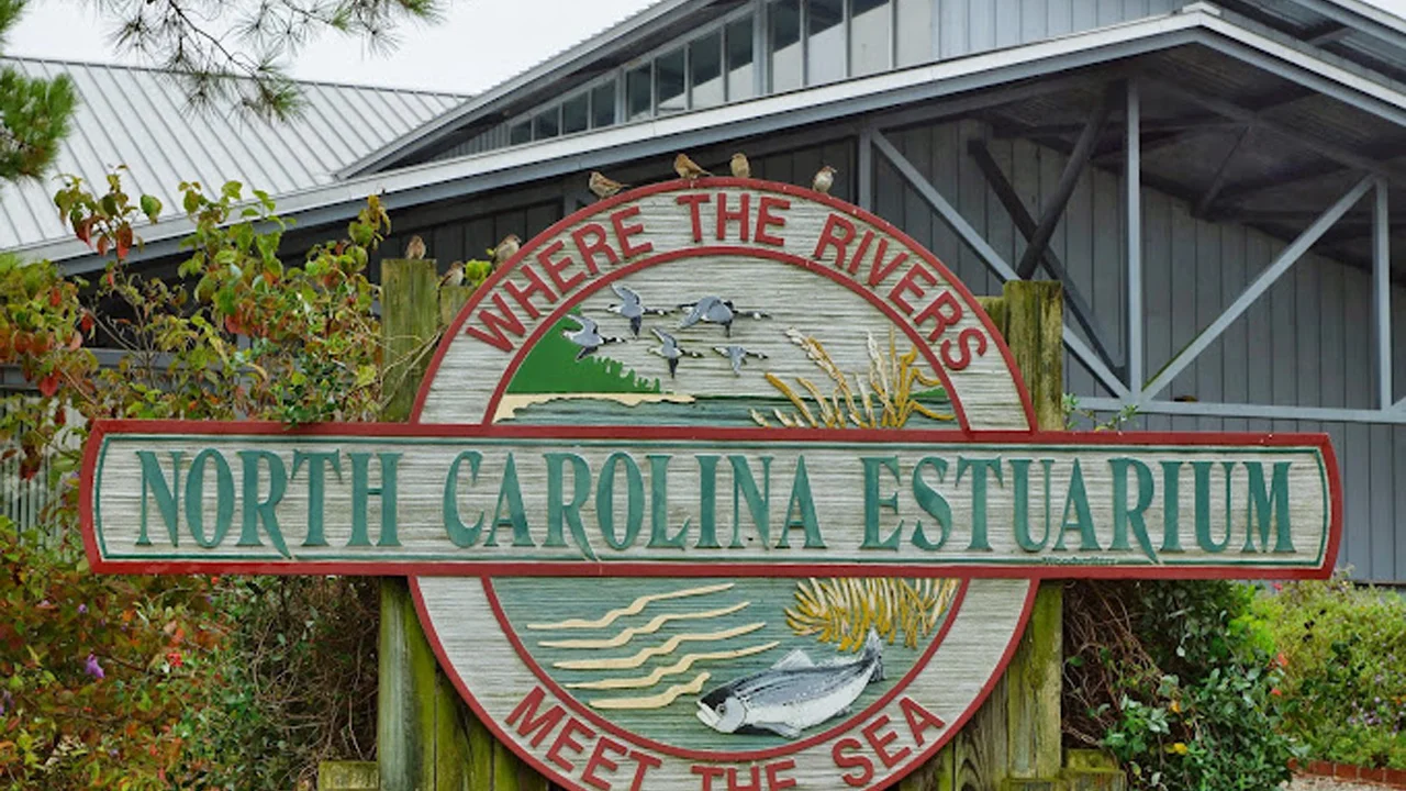 North Carolina Estuarium signage