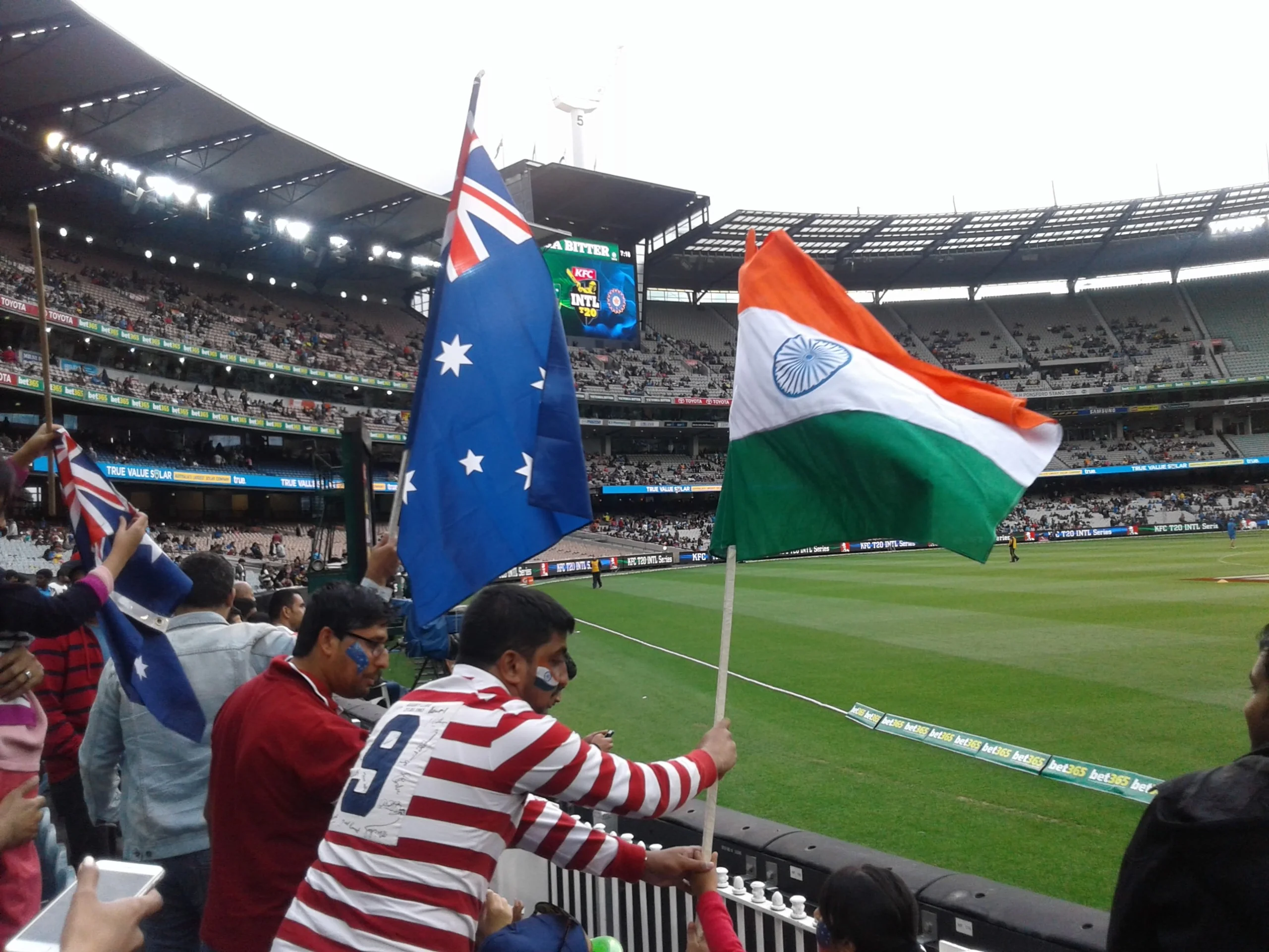 India Australia Flag