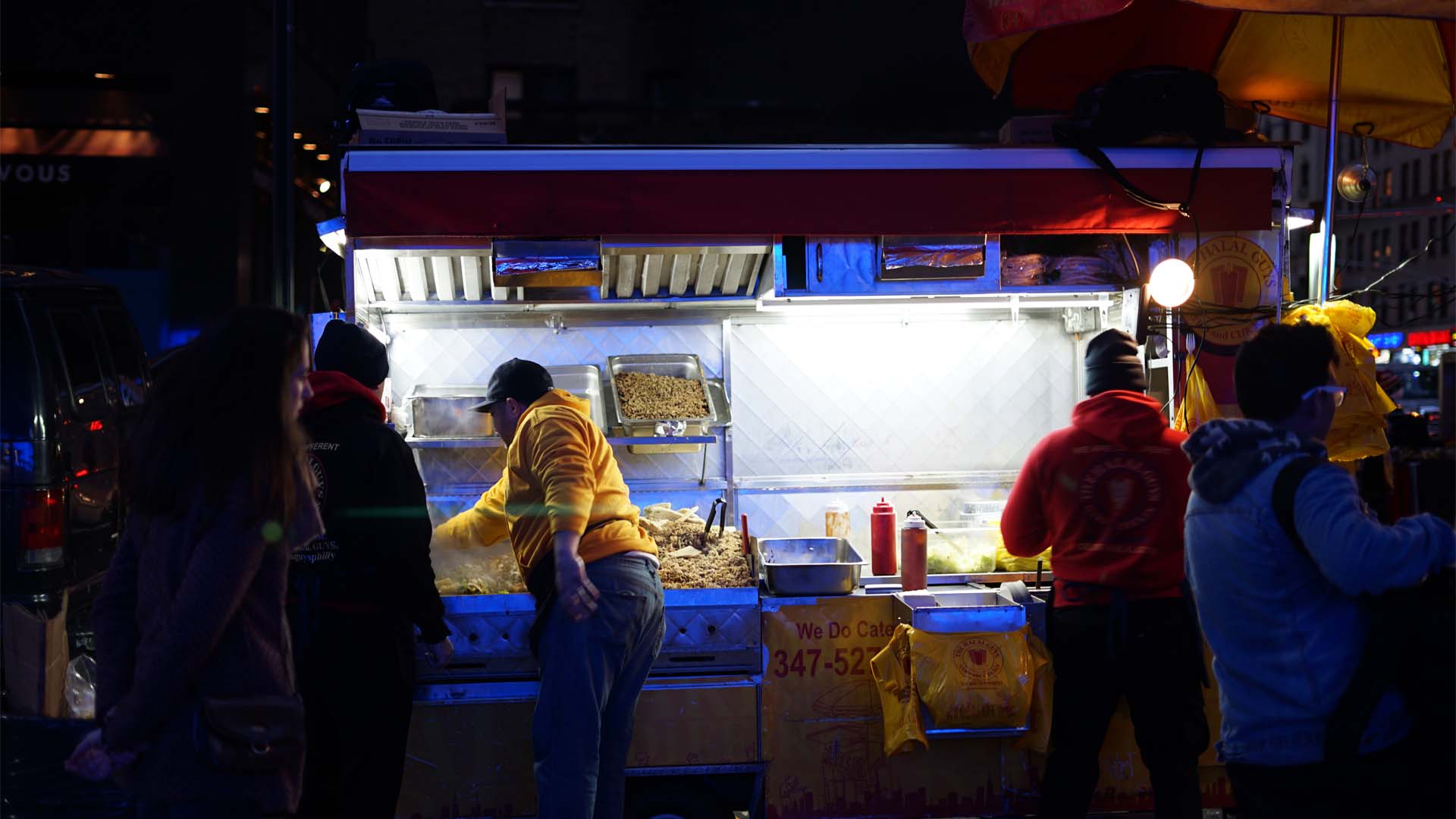 Street food in Manhattan