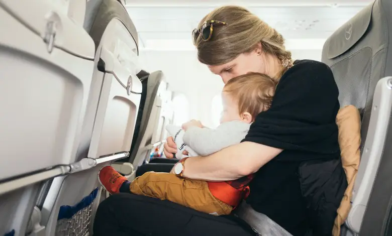 baby in flight