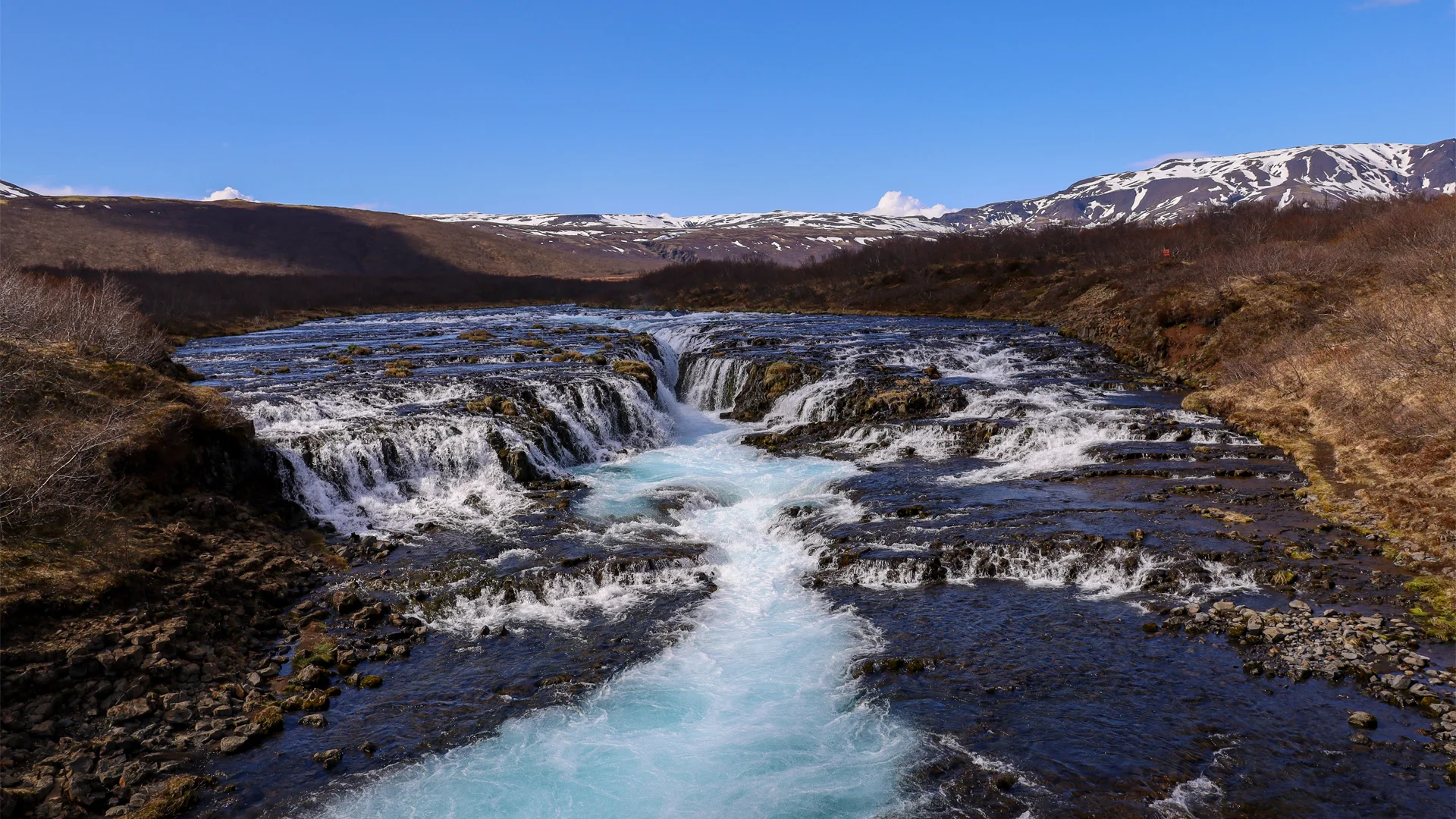 Bruarfoss Waterfall