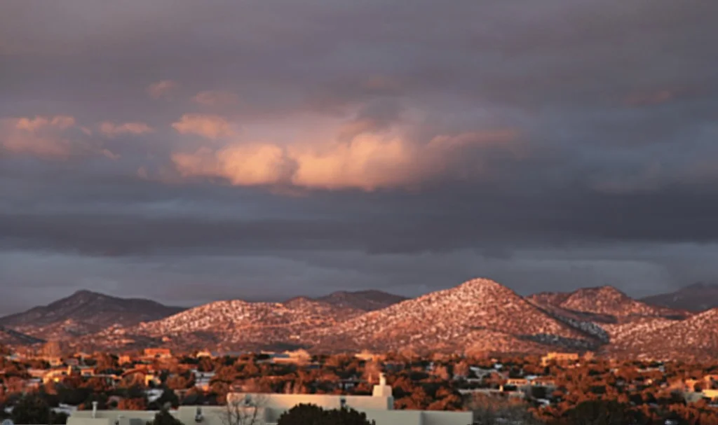 Santa Fe New Mexico Sunset