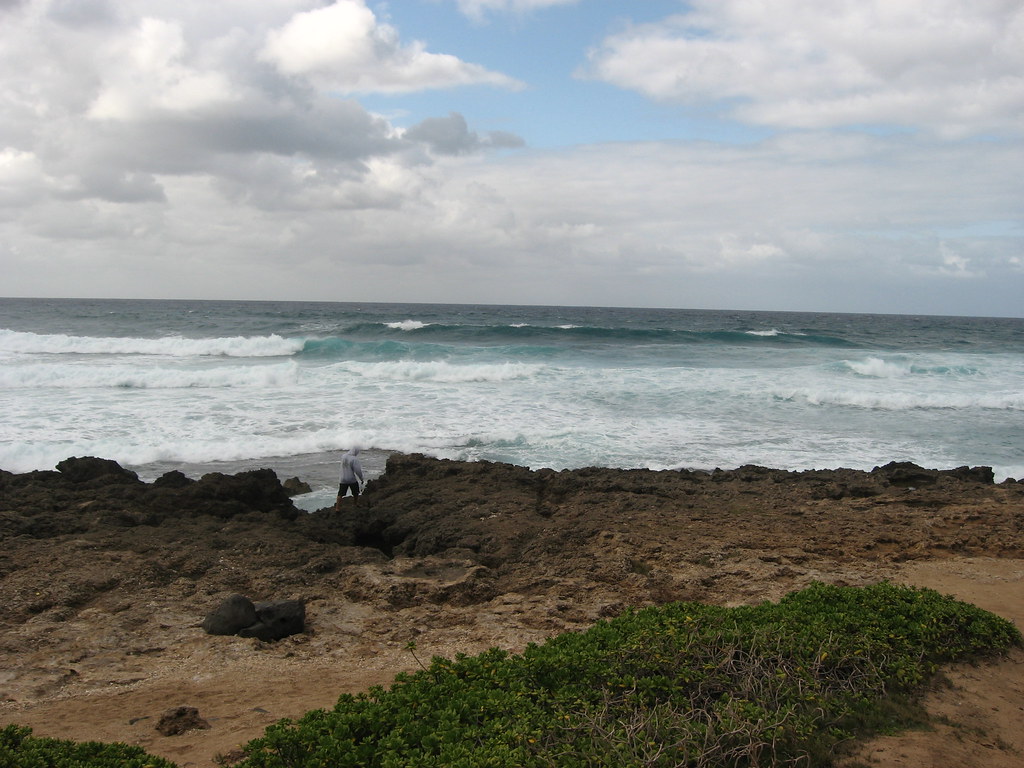 Hawaii North Shore West of Mokuleia, Oahu, Hawaii