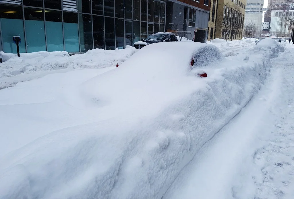 Snowstorm in Canada
