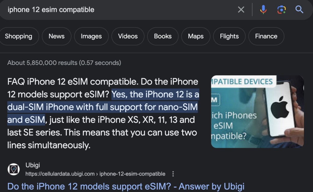*Your Phone Model* "eSim Compatible"
