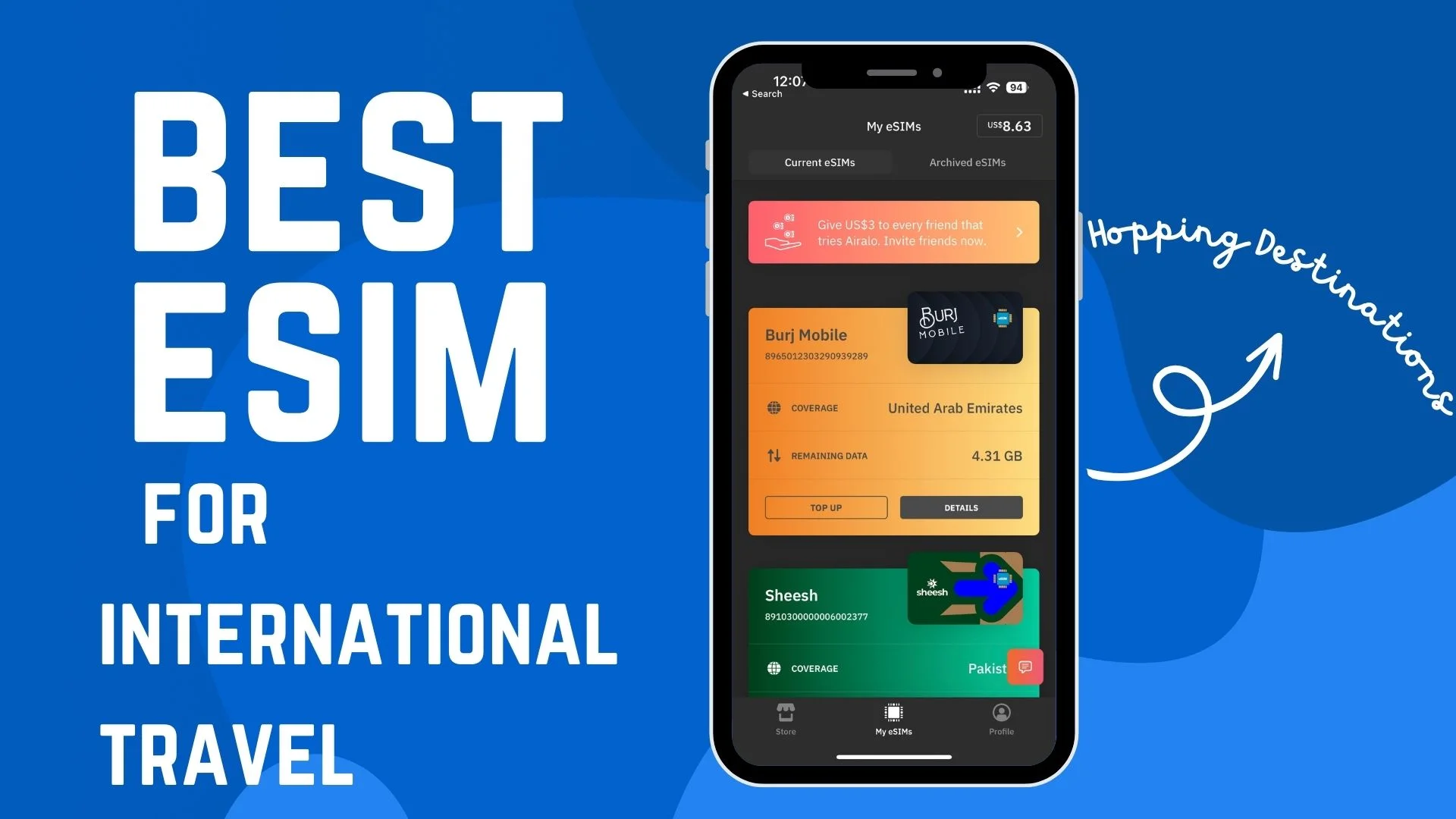 Best eSim for Internation Travel
