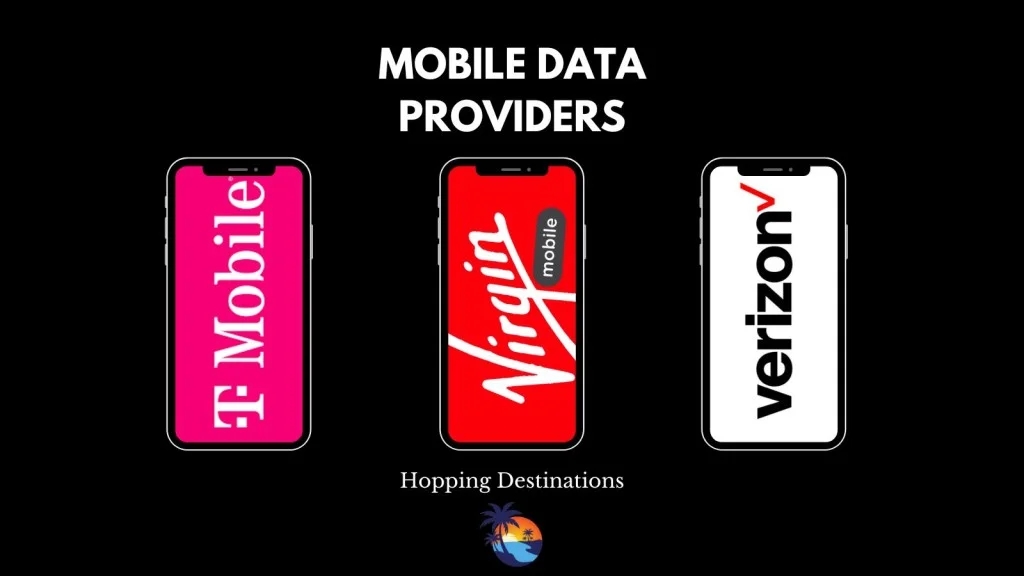 Different Mobile Data Providers