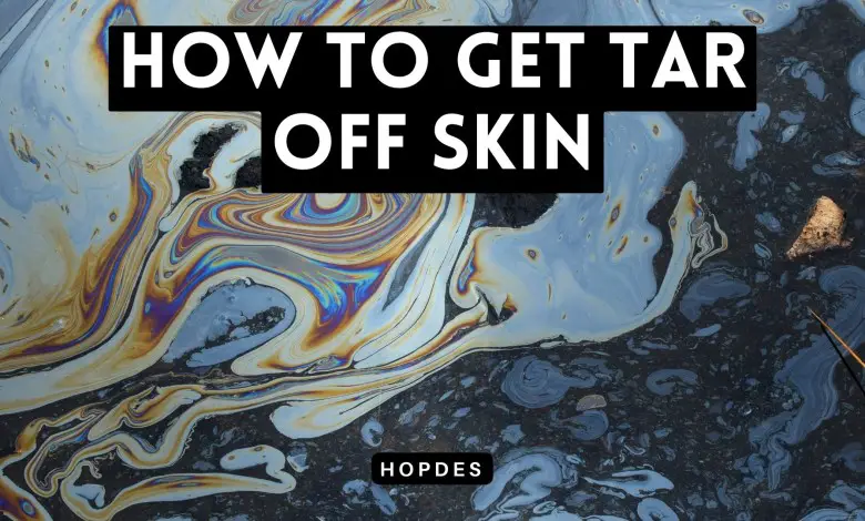 How to get tar off skin